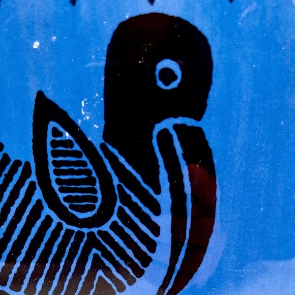 BY GINO ITALYA made exclusively for STARBUCKS Coffee Company plate blue bird - Picture 2 of 6